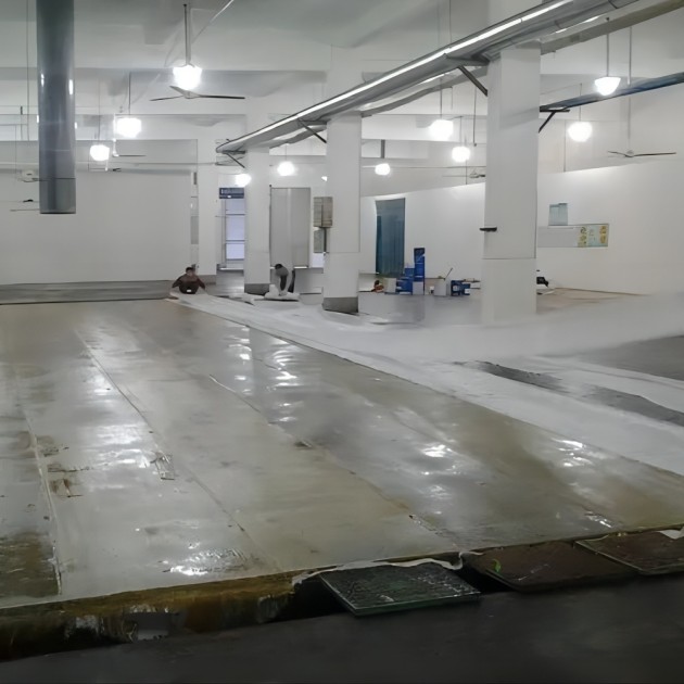 葫芦岛防腐蚀地坪,环氧玻纤地坪，玻纤工业地坪，环氧玻纤布地坪,乙烯基玻纤布地坪产品图3